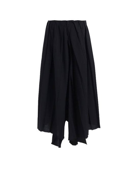 TROPICAL PLEATS WIDE PANTS