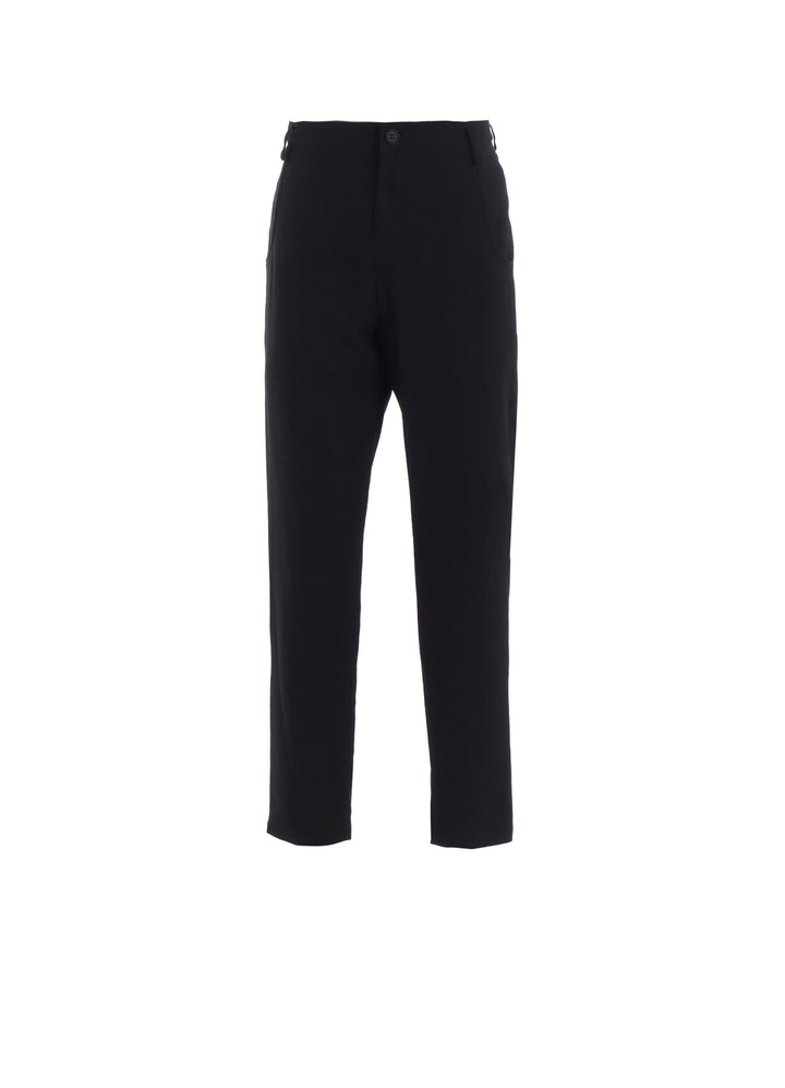 MILLED GABARDINE SLIT SLIM PANTS