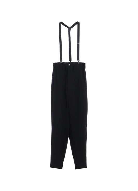 DOUBLE SATIN SUSPENDER PANTS