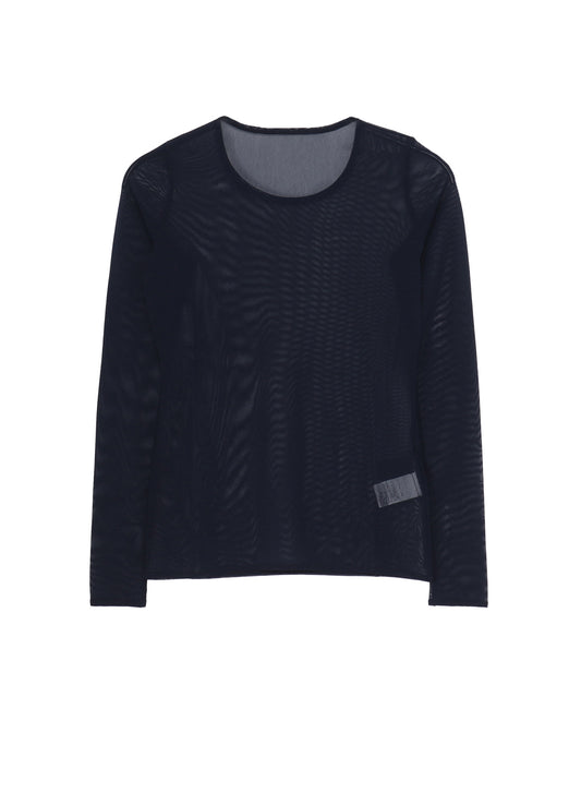 TULLE TIGHT LONG SLEEVE T-SHIRT