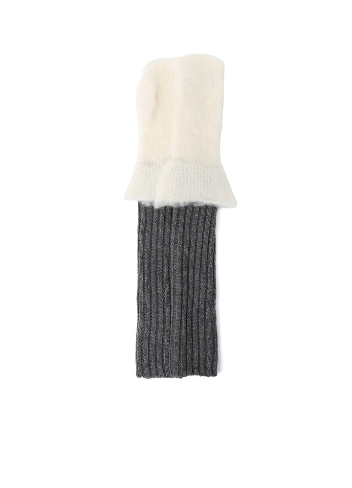 BRUSHED ALPACA LONG ARM MITTEN