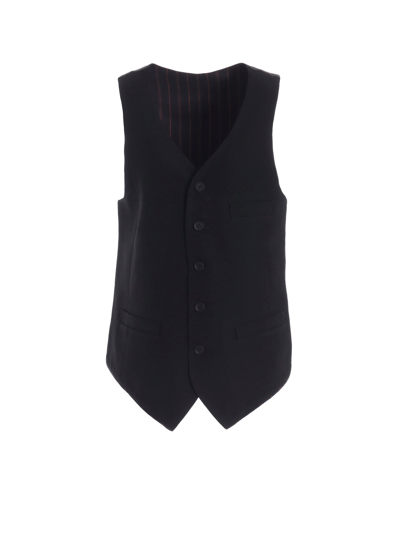 MILLED GABARDINE DARTS VEST – THE SHOP YOHJI YAMAMOTO