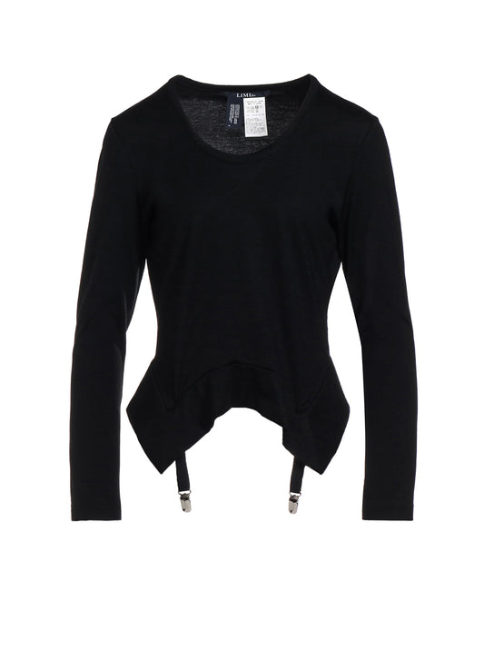 SINGLE JERSEY T-SHIRT WITH SUSPENDERS