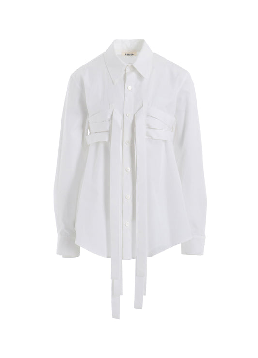 100/2 BROAD COTTON BELTED SHIRT