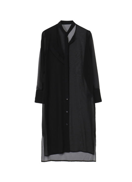 CHIFFON ASYMMETRY LAYERED DRESS