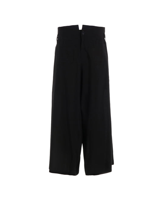 LAWN WAIST STRING TUCK PANTS