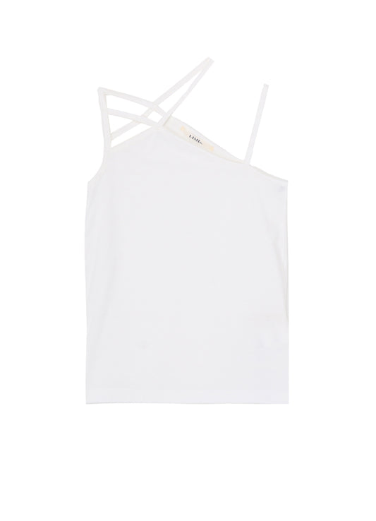 PLAIN STITCH STRING DETAIL CAMISOLE
