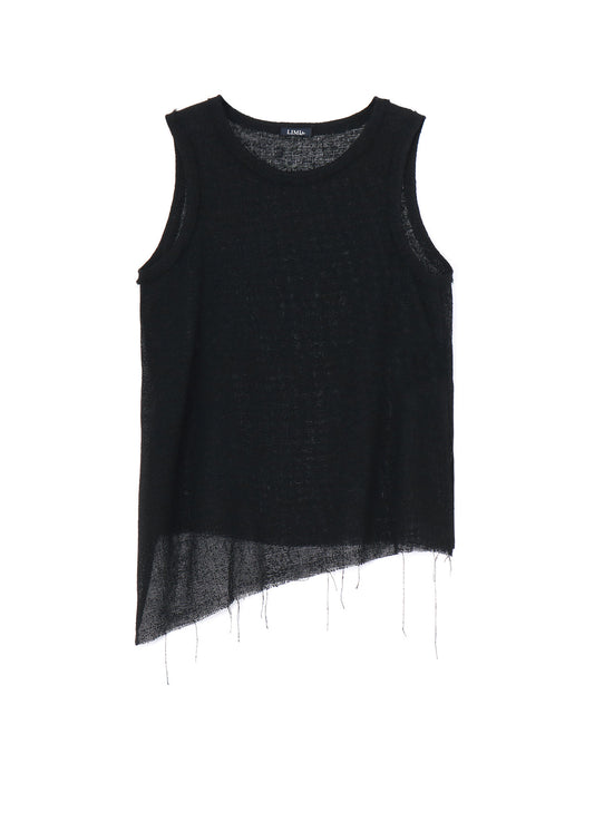 LENO SLEEVELESS BLOUSE