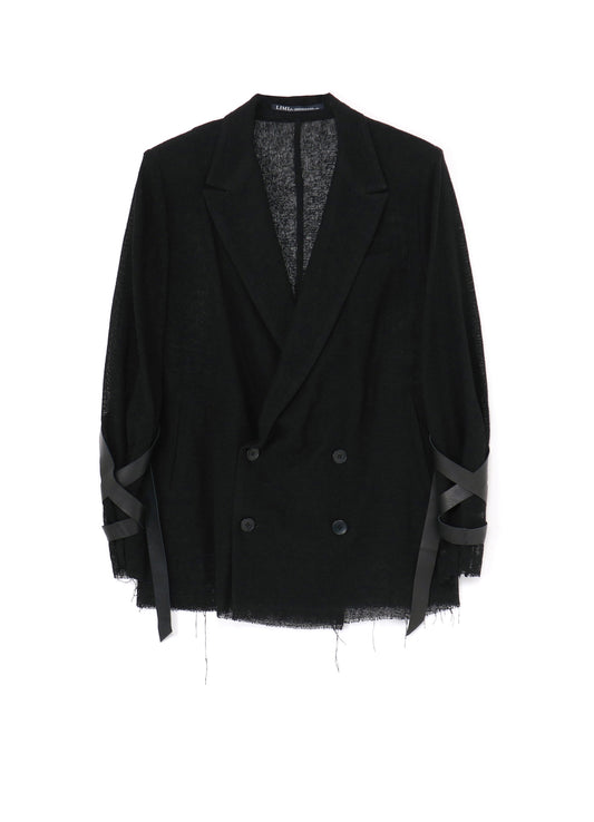 LENO SLEEVE BELT JACKET
