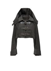 LOW TWIST SERGE BELTED SHORT COAT
