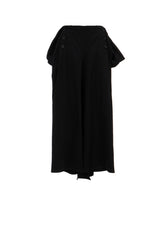 BK DENIM DRAPED POCKET SAILOR PANTS