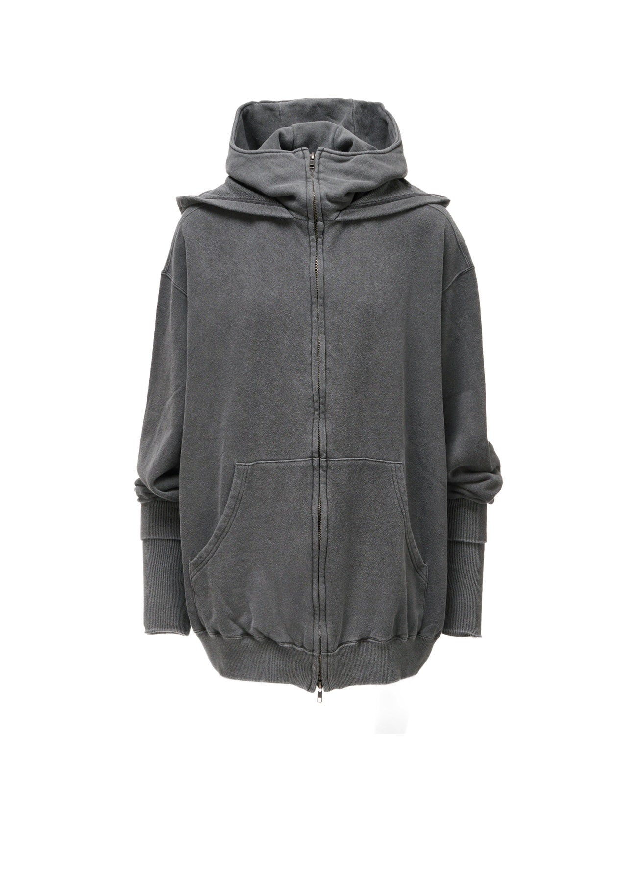 GARMENT DYED FRENCH TERRY DOUBLE HOOD PARKA – THE SHOP YOHJI YAMAMOTO