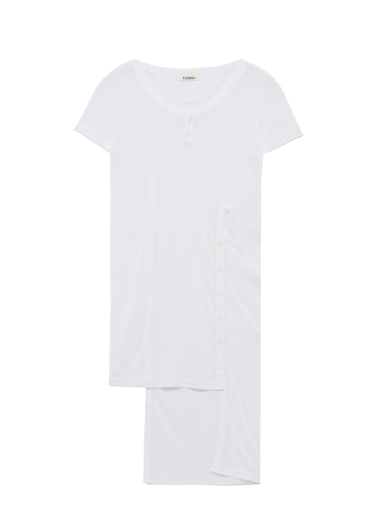 HIGH TWIST JERSEY KEY NECK SIDE SLIT – THE SHOP YOHJI YAMAMOTO