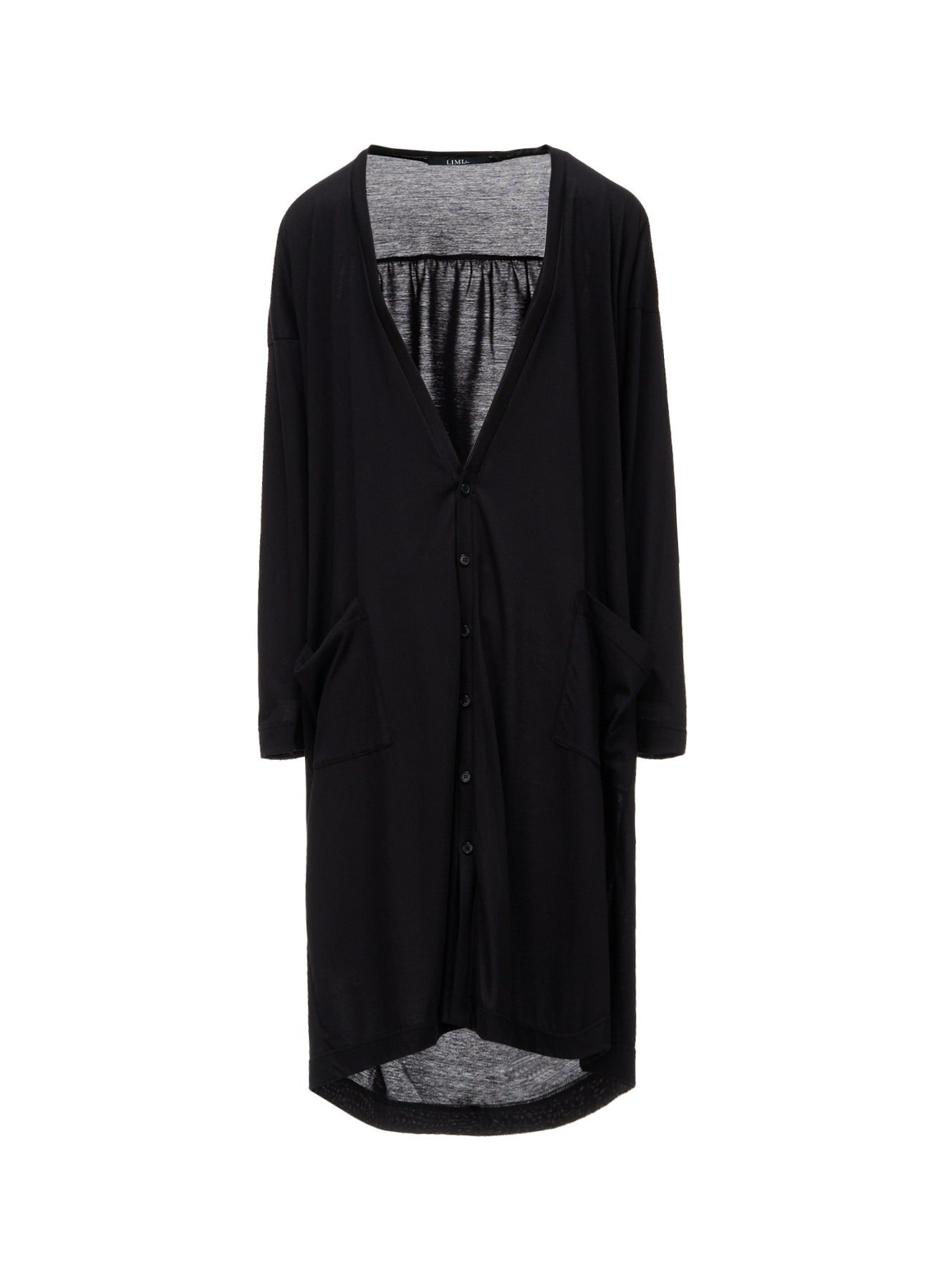 CELLULOSE/C JERSEY DROP-SHOULDER CARDIGAN – THE SHOP YOHJI YAMAMOTO