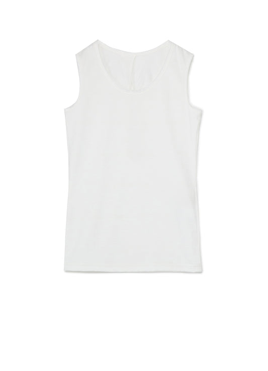40/2 Cotton Plain stitch Back Open Tank