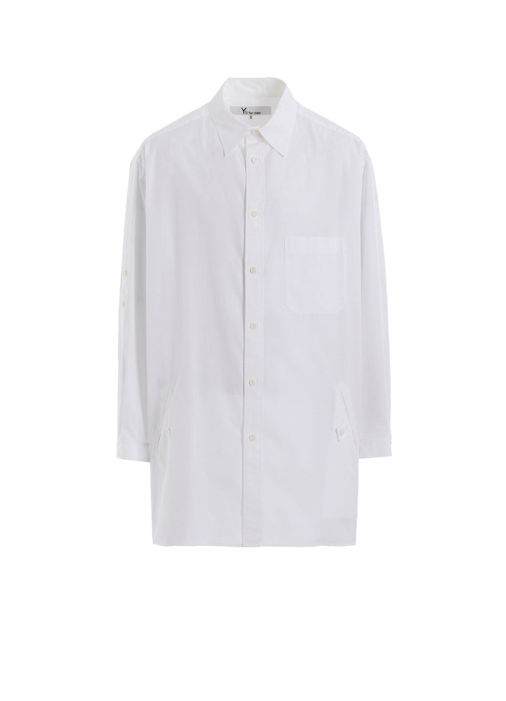 100/2 BROAD SHIRT WITH TAB DETAIL