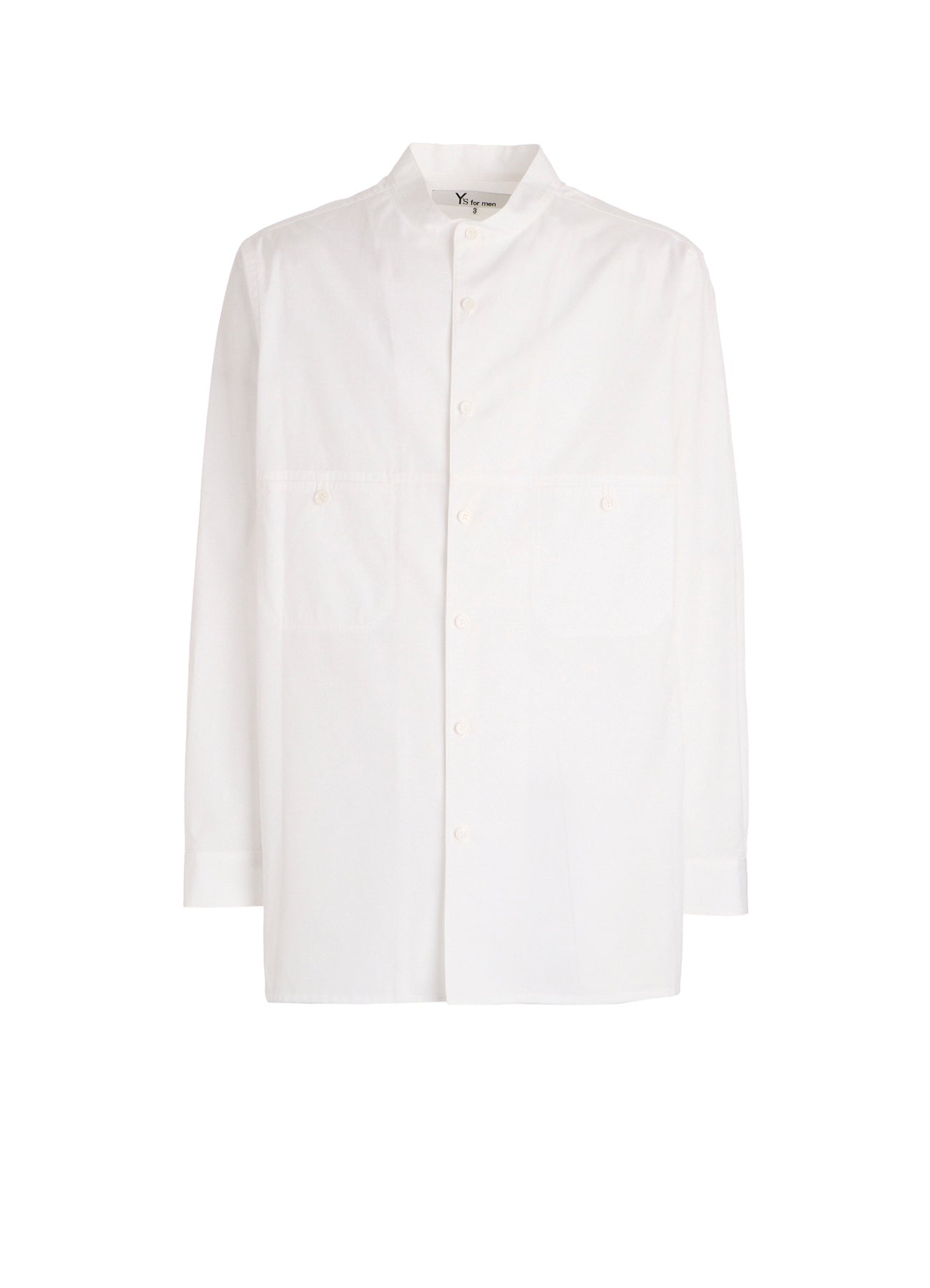 CHEST PANEL STAND-COLLAR SHIRT – THE SHOP YOHJI YAMAMOTO