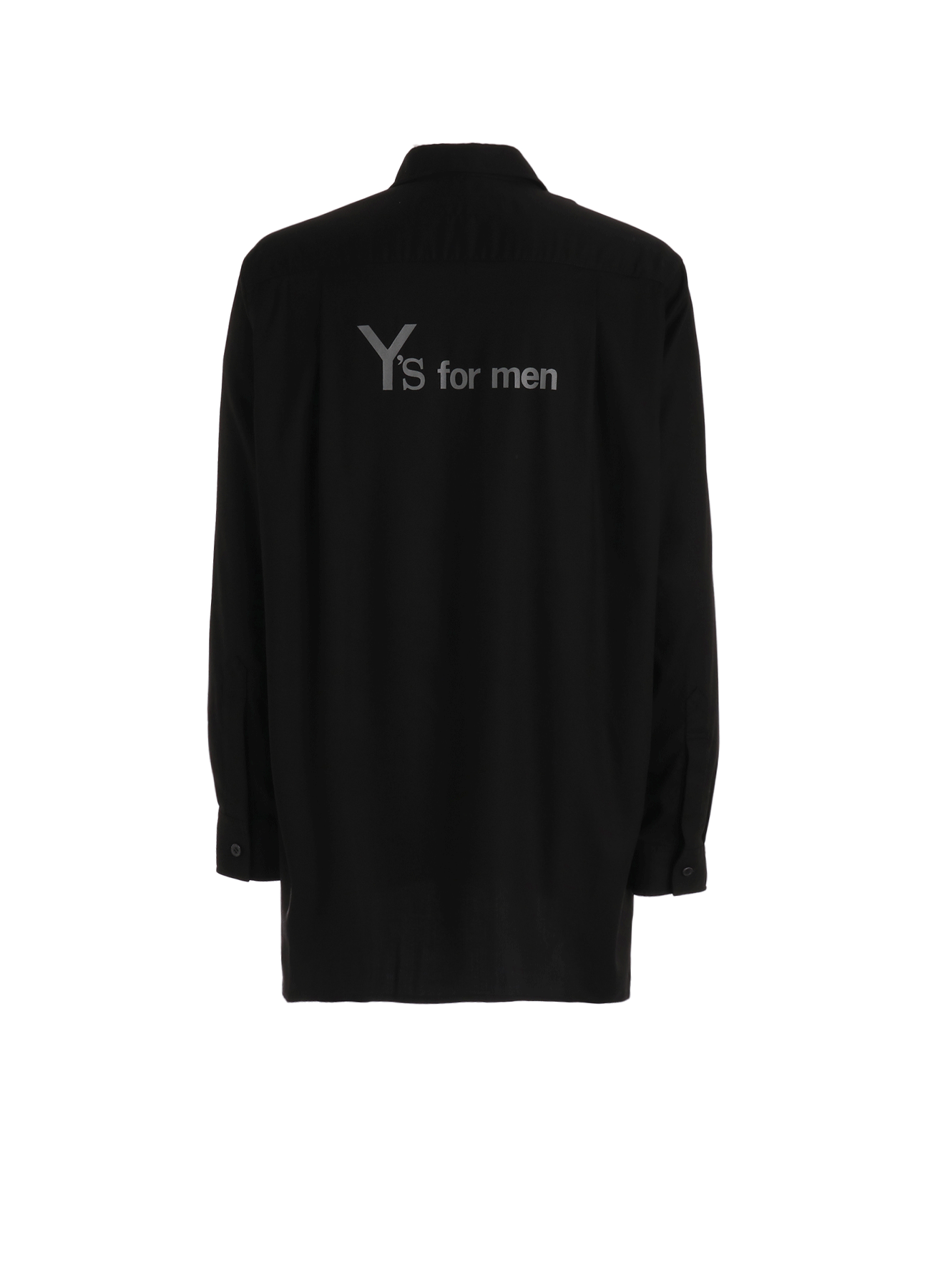 Yohji Yamamoto 黒シャツ 1998年 小倉井筒屋 / 名古屋髙島屋 先行】LOGO BACK PRINT SHIRT – THE SHOP