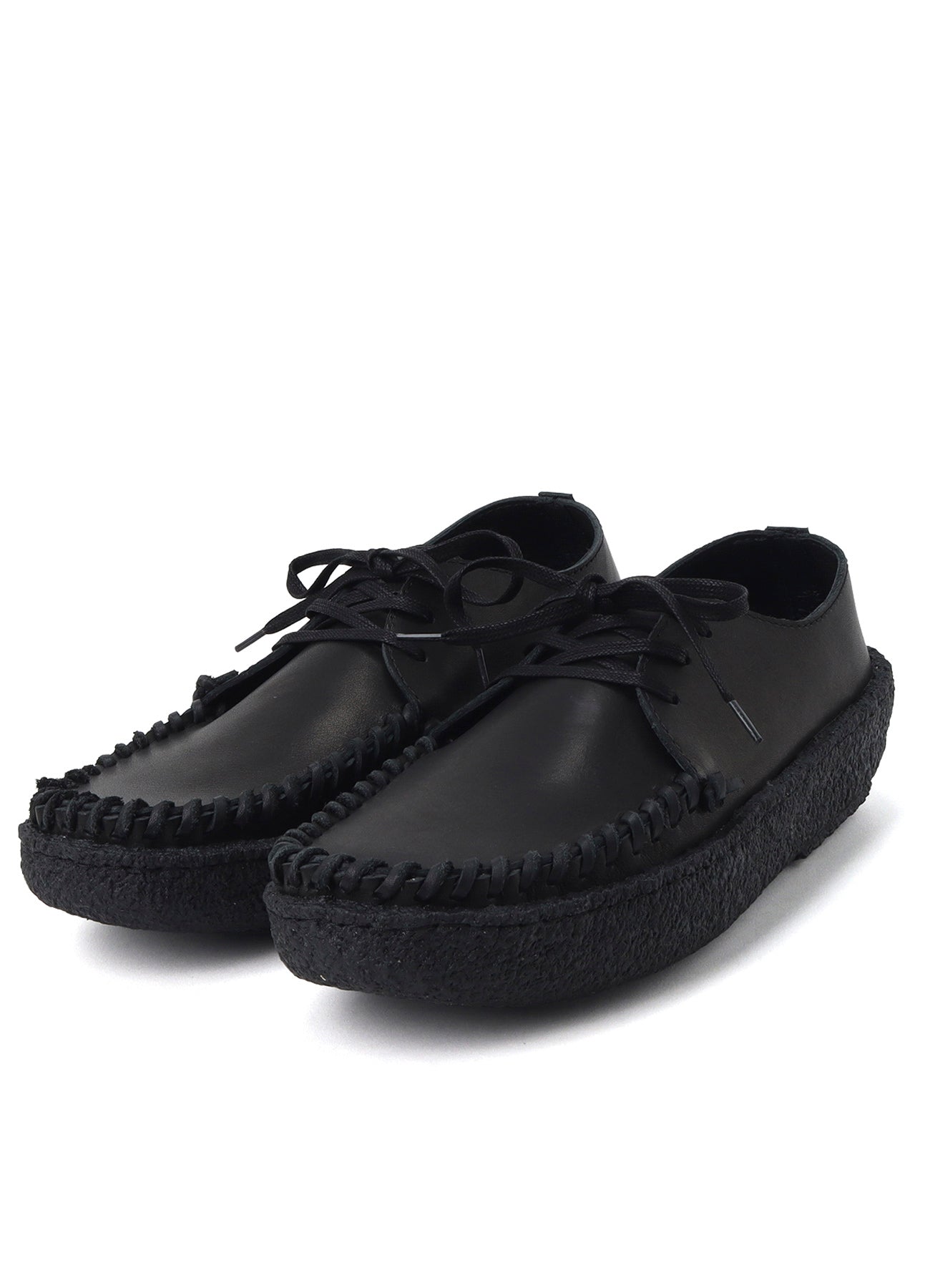 3 HOLES MOCCASIN SHOES BLACK – THE SHOP YOHJI YAMAMOTO