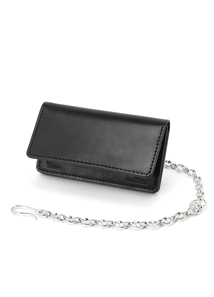 【Y's for men × MASSES】SADDLE LEATHER /SV LONG WALLET WITH CHAIN