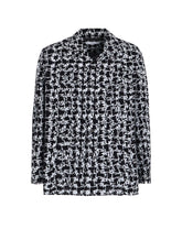 【Y's for men × MASSES】COTTON PIGMENT PRINT OPEN COLLAR SHIRT