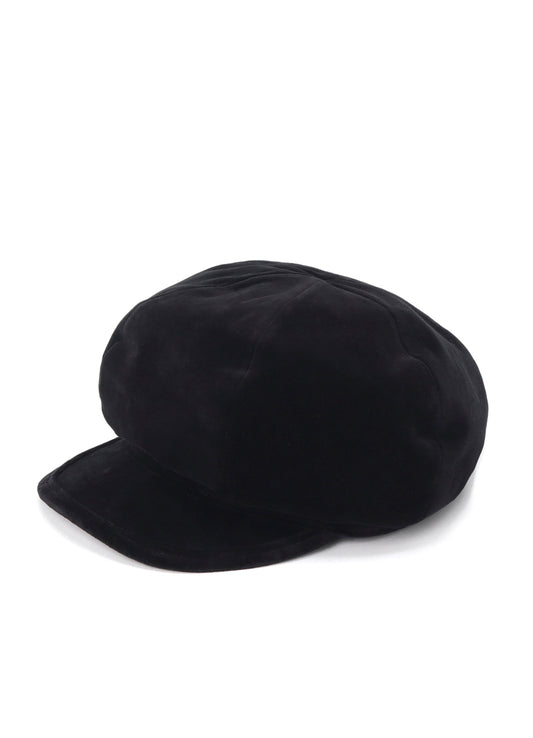 COTTON VELVET CASQUETTE