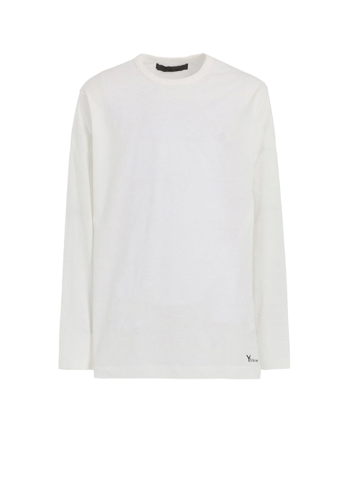 Y's for men LOGO PRINT LONG SLEEVE T-SHIRTS