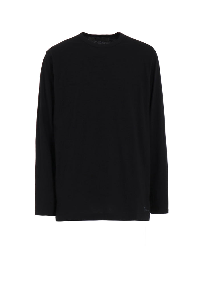 Y's for men LOGO PRINT LONG SLEEVE T-SHIRTS