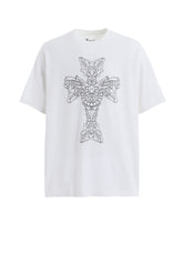 【Y's for men × MASSES】COTTON SINGLE PRINT ROUND NECK SHORT SLEEVE T