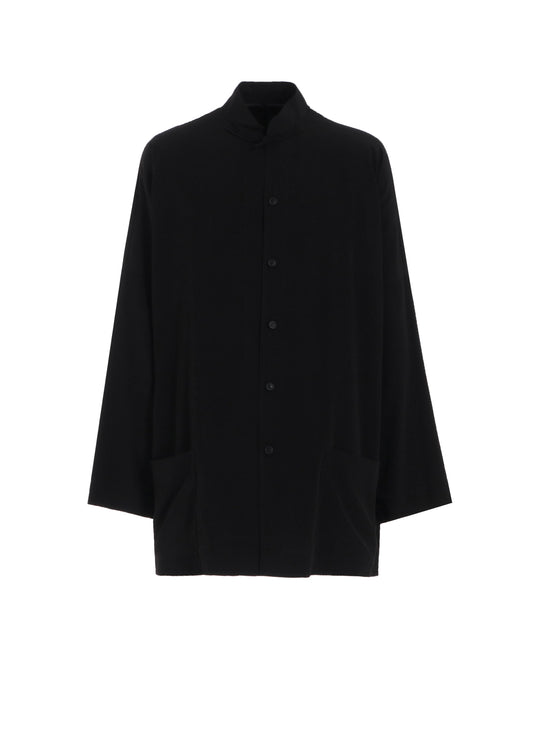 TA TUXEDO SHIRT WITH STAND COLLAR