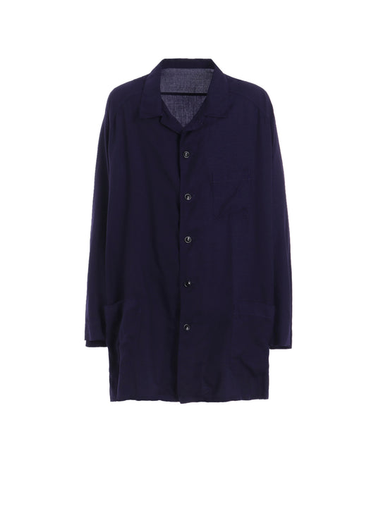 CELLULOSE VIYELLA SHIRT WITH OPEN COLLOR SHIRT