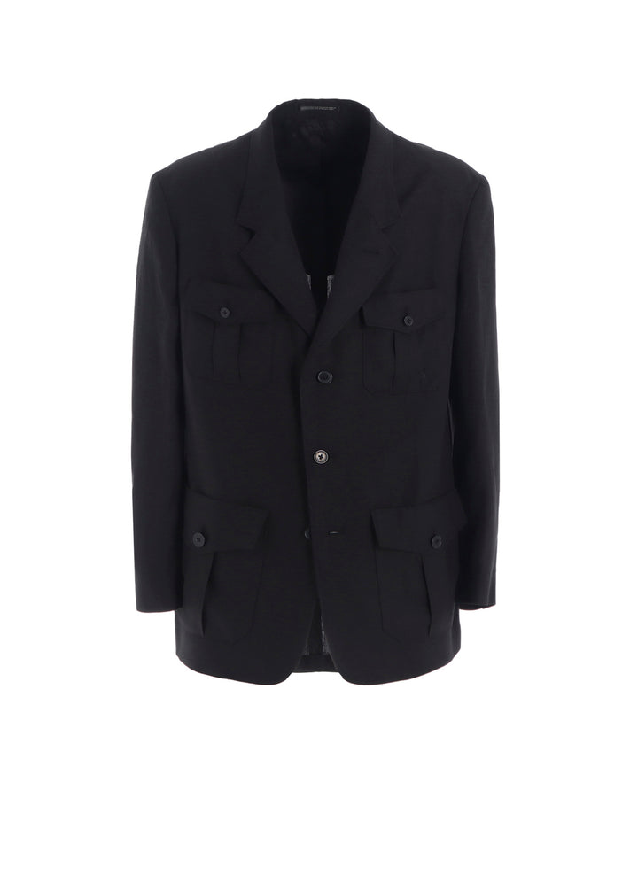 Y's for men x 120% LINO LINEN JACKET WITH 4-POCKET