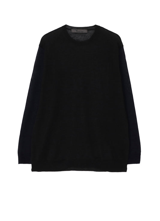 12G PULLOVER KNIT WITH LOGO