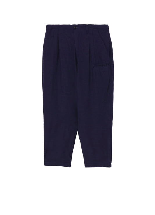 CELLULOSE VIYELLA PANTS WITH SIDE TUCK