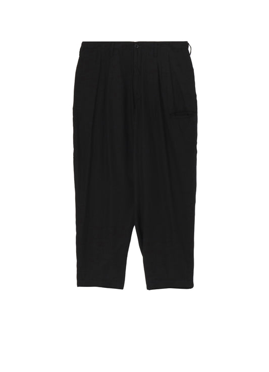 CELLULOSE VIYELLA PANTS WITH SIDE TUCK