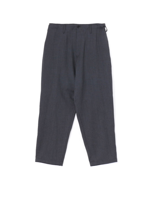 SUIT GABARDINE PANTS WITH SIDE TUCK