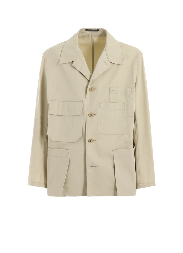 T/C TWILL LAYERED POCKET BLOUSON