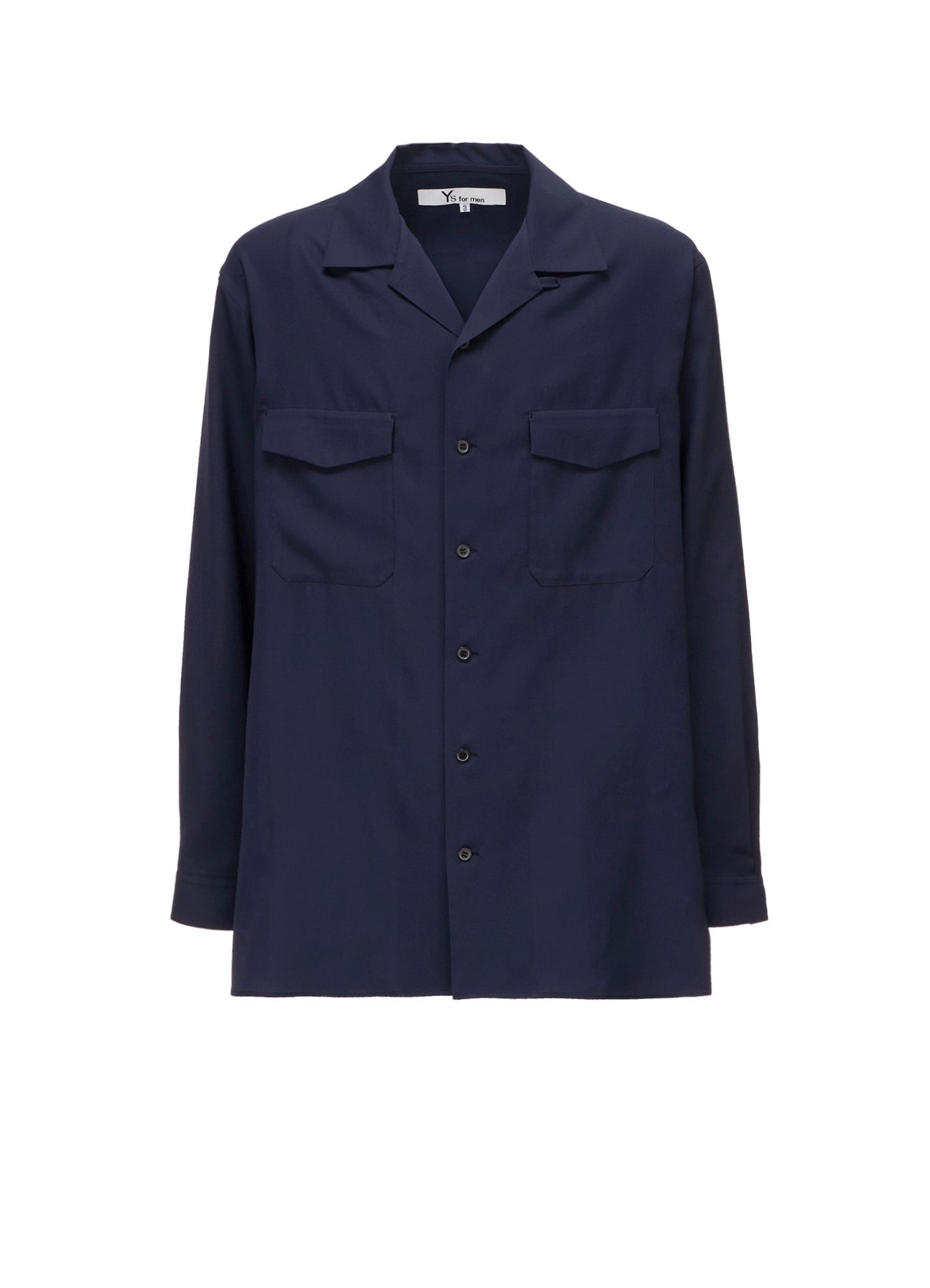 トップス SEEALL OPEN COLLAR POCKET SHIRTS OPEN-COLLAR FLAP POCKET SHIRT – THE SHOP YOHJI YAMAMOTO