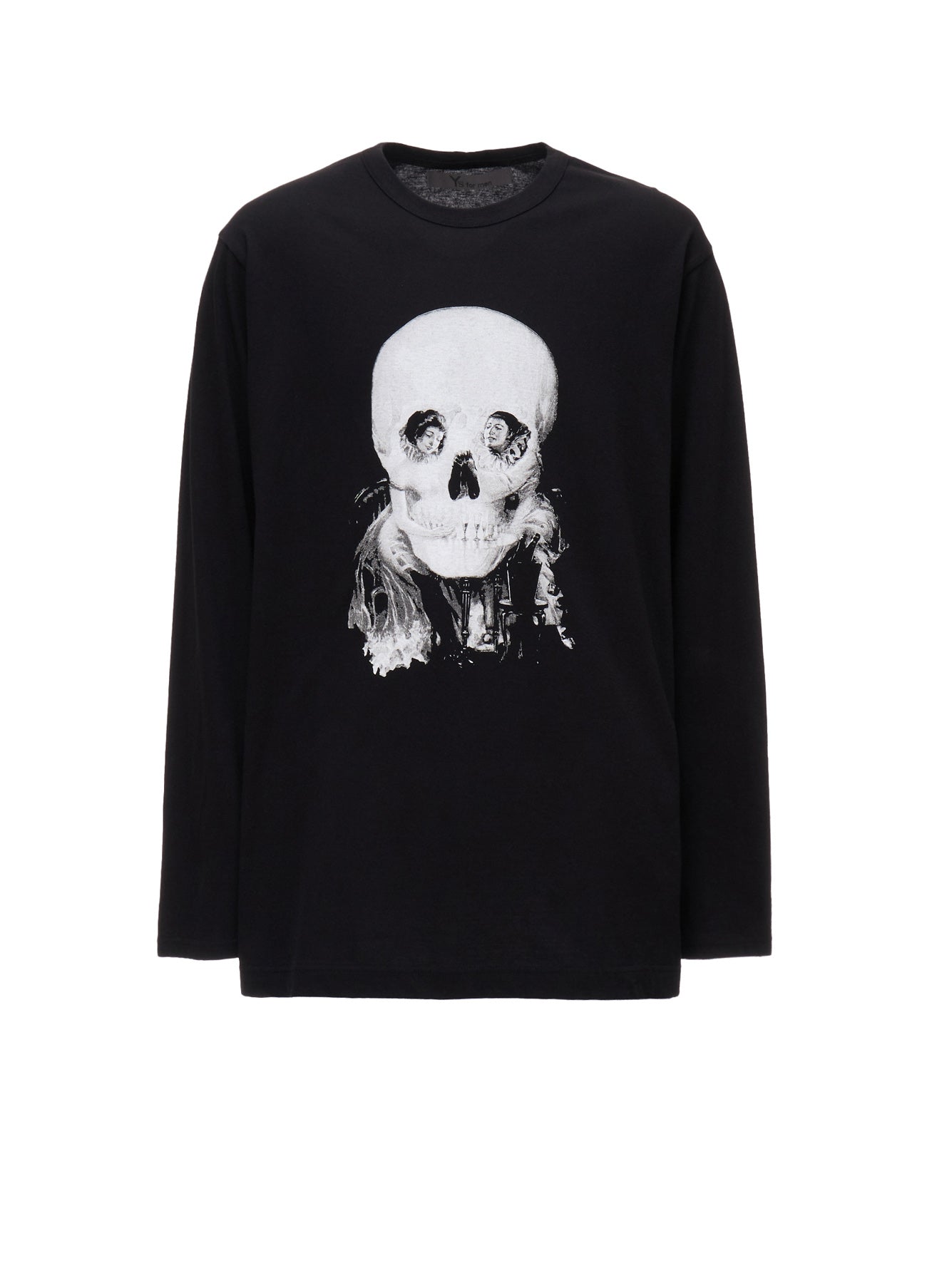 SKULL PRINT LONG SLEEVE T-SHIRT – THE SHOP YOHJI YAMAMOTO