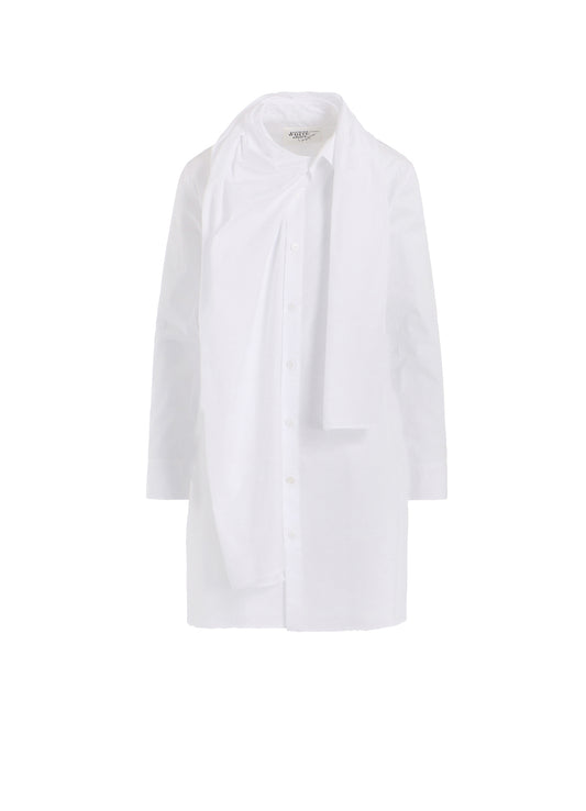 P・100/2 BROAD STOLE DETAIL SHIRT
