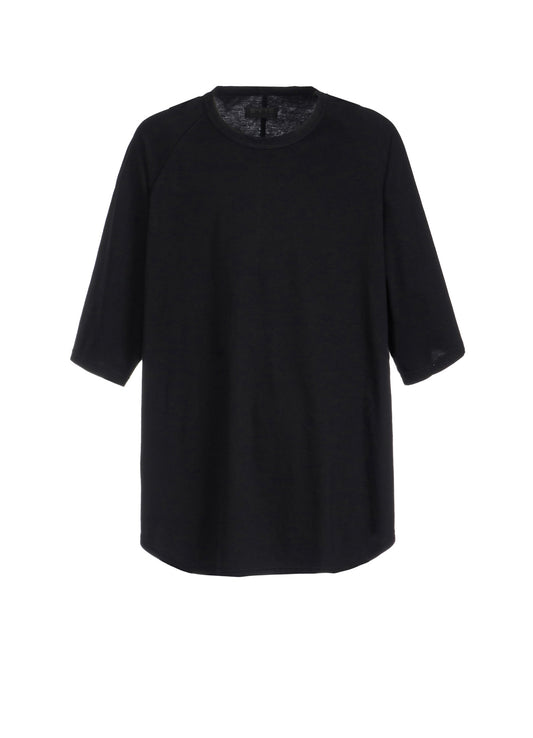 SOFT JERSEY BACK CENTER STITCH OVERSIZED RAGLAN SLEEVE T-SHIRT