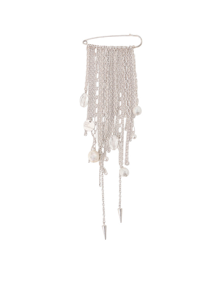 CHAIN TASSEL BROOCH