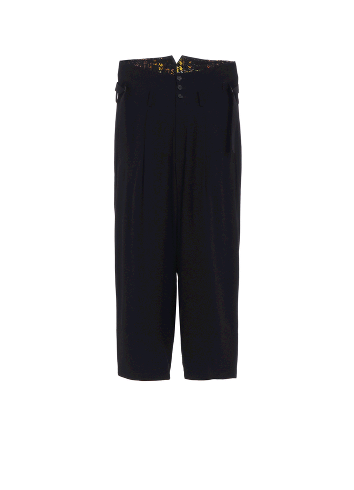 HIDDEN YELLOW INKGLEN FOLDOVER SUSPENDER PANTS