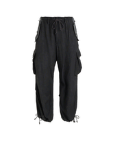 VIS/LI TWILL PIGMENT PRINT KNEE-TUCK CARGO PANTS