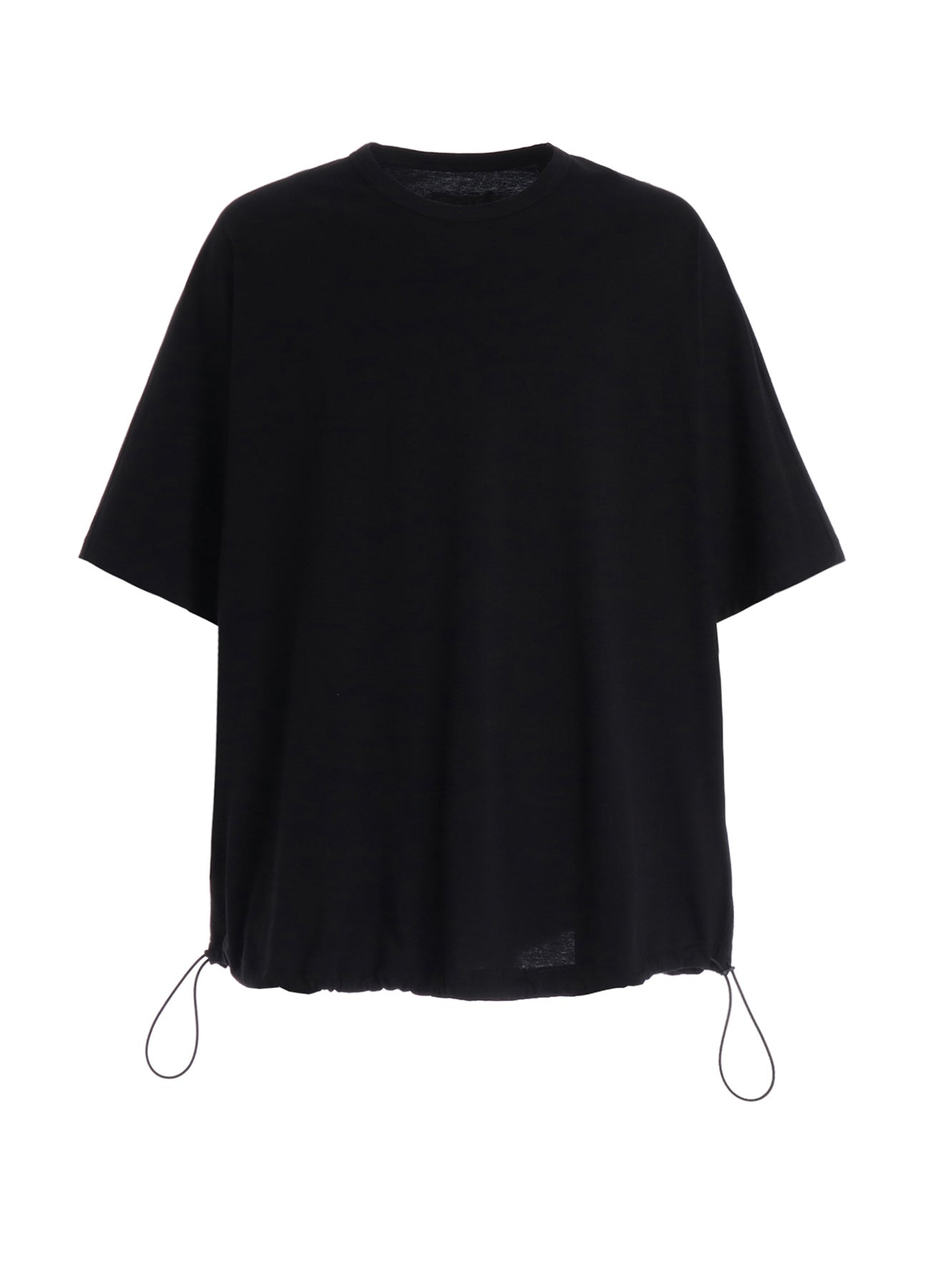 30/COTTON JERSEY ELASTIC HEM T-SHIRT – THE SHOP YOHJI YAMAMOTO
