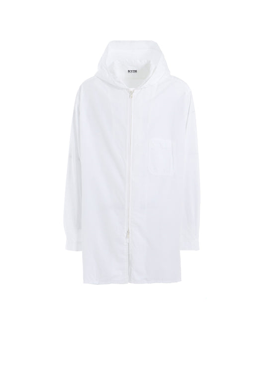 COTTON BROAD HOODED SHIRT