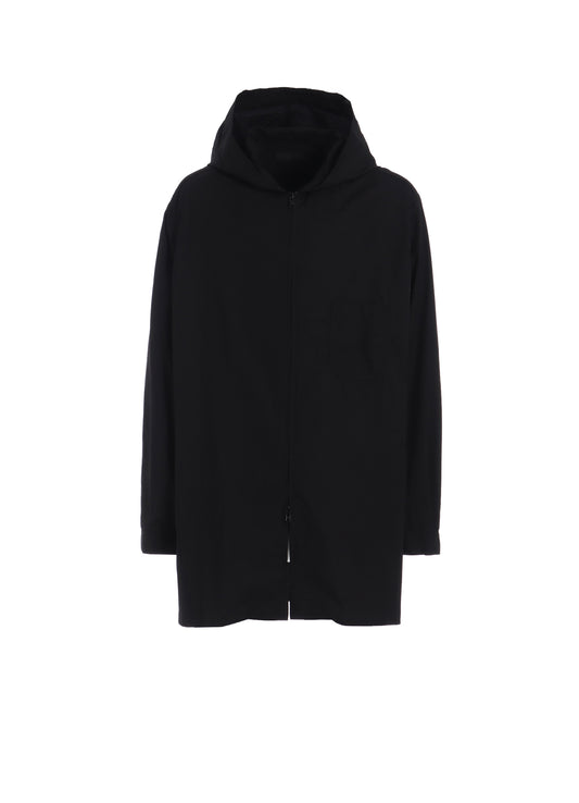 COTTON BROAD HOODED SHIRT