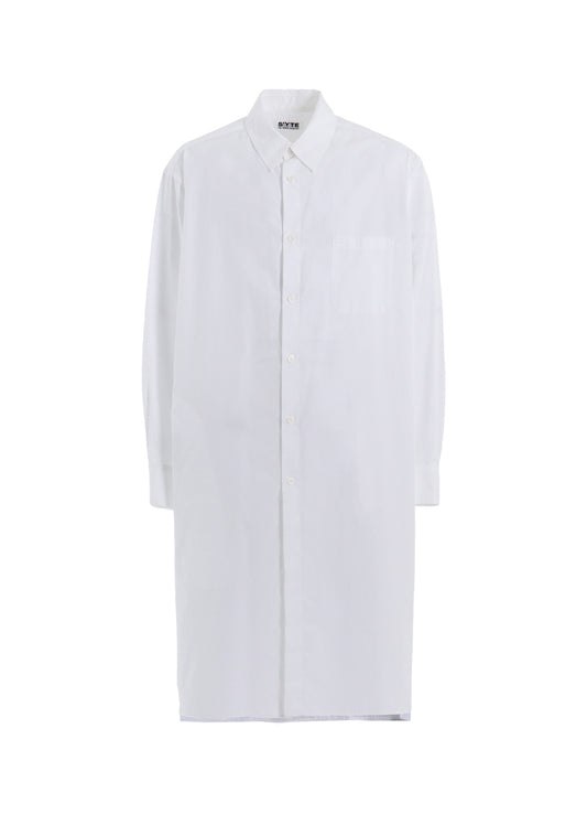 COTTON BROAD REGULAR COLLAR LONG SHIRT