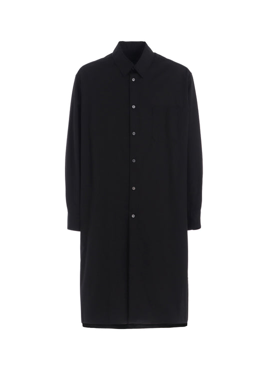 COTTON BROAD REGULAR COLLAR LONG SHIRT