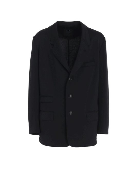 PE/SMOOTH JERSEY 3BS JACKET WITH TYROLEAN TAPES